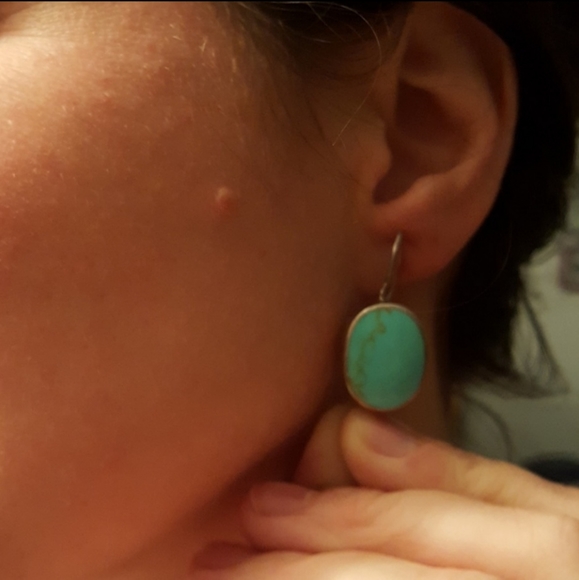 Jewelry - Awesome Silver & Turquoise Earrings